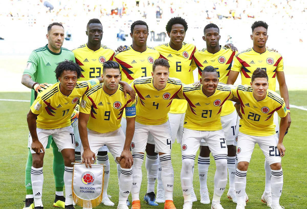 哥伦比亚队在比赛中吸引人们的关注 哥伦比亚队在比赛中吸引人们的关注